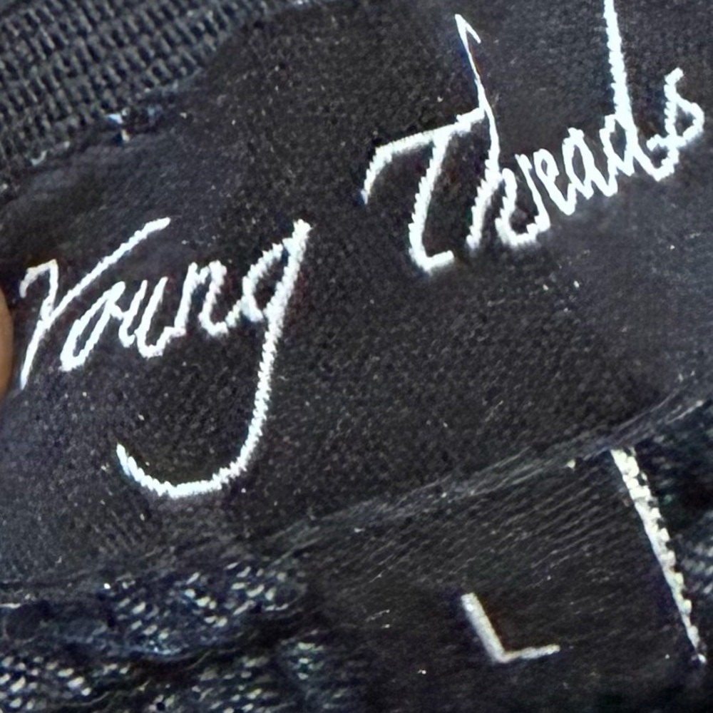 Young Threads Tiered Jean And Patchwork Maxi Dres… - image 4